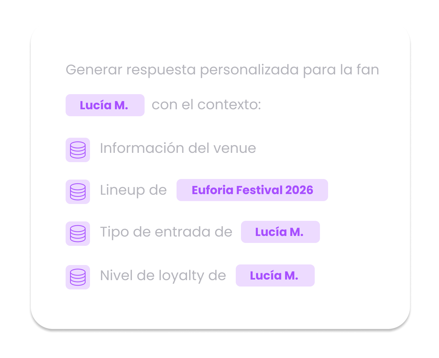 Configuración fácil del chatbot