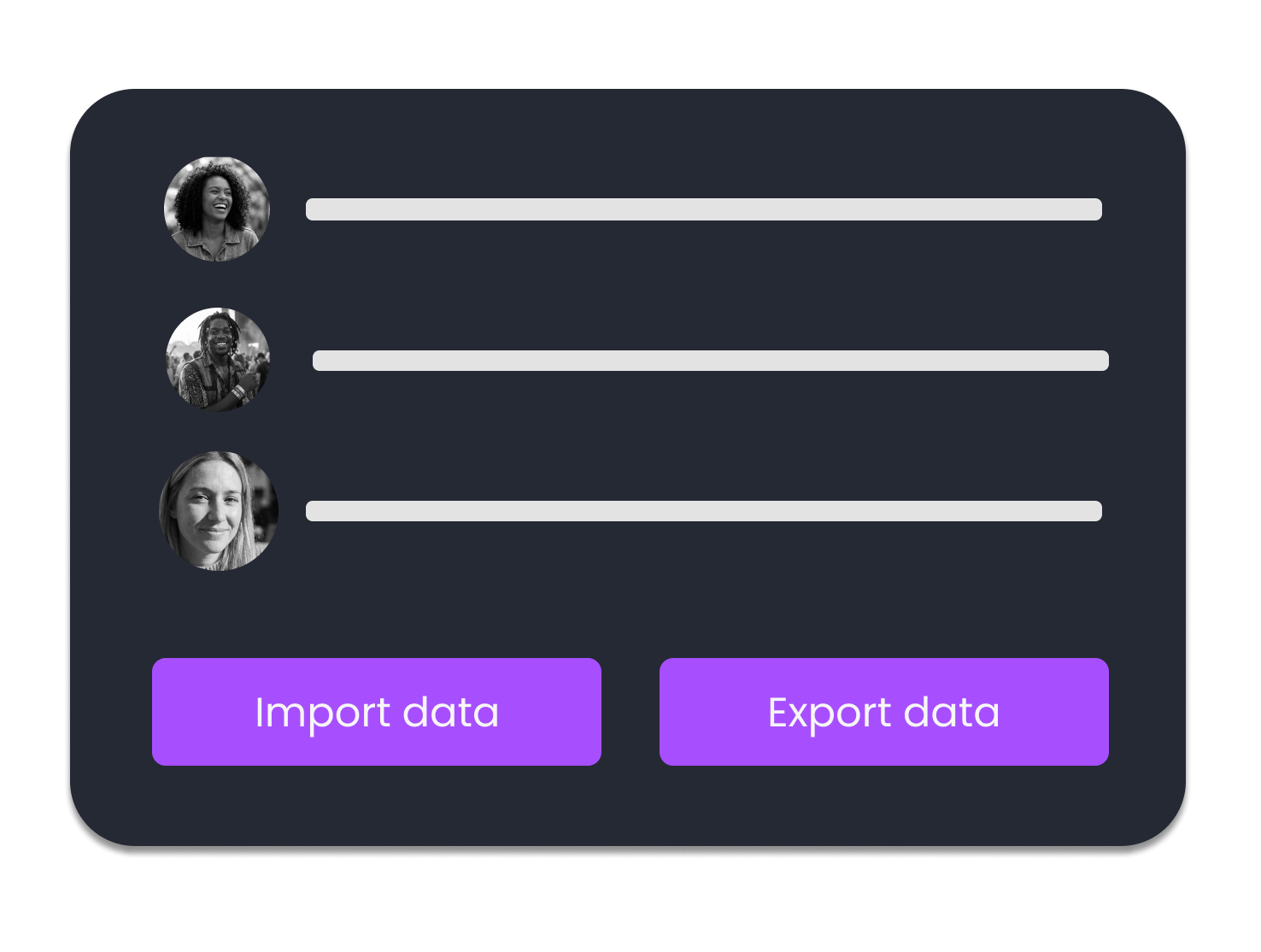 Maintain ownership of your data